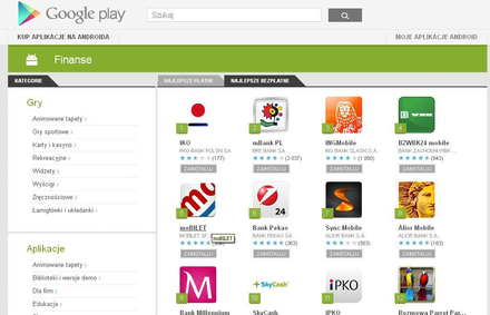 IKO w Google Play (15.03.2013)